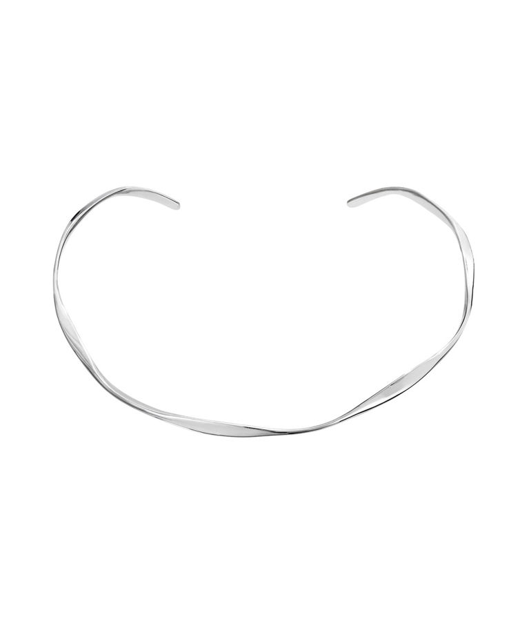 Halsring i äkta silver