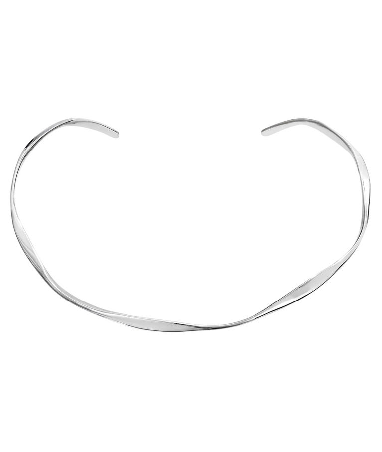 Halsring i äkta silver