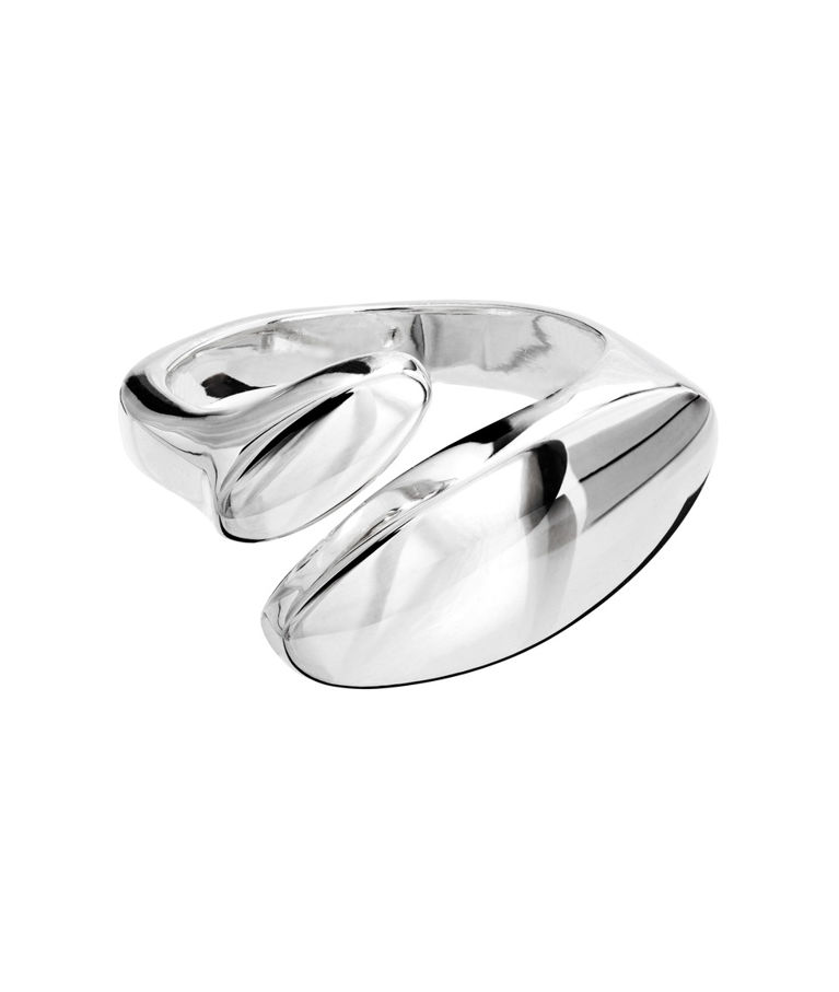 Oval ring i äkta silver