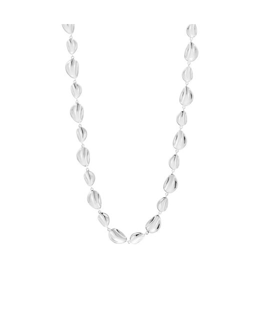 Collier i äkta silver med böljande form