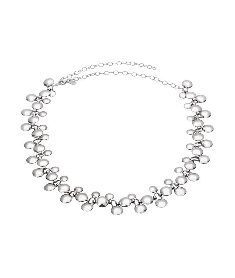 Halsband i äkta silver- Bubble Grape