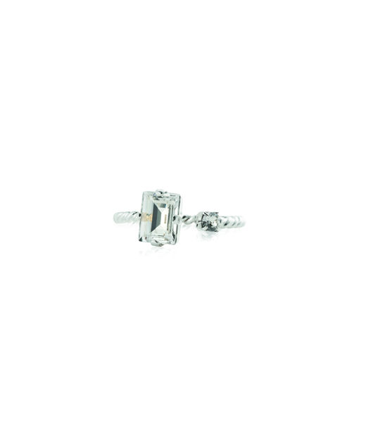 Mässingring Diora Crystal