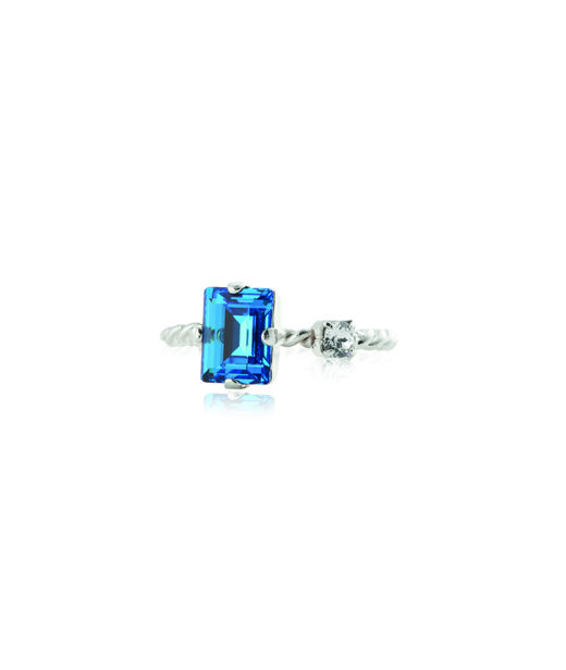 Mässingring Diora Recreated Blue Combo