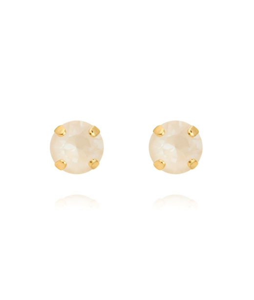Mässingörhänge Mini Stud Gold Ignite