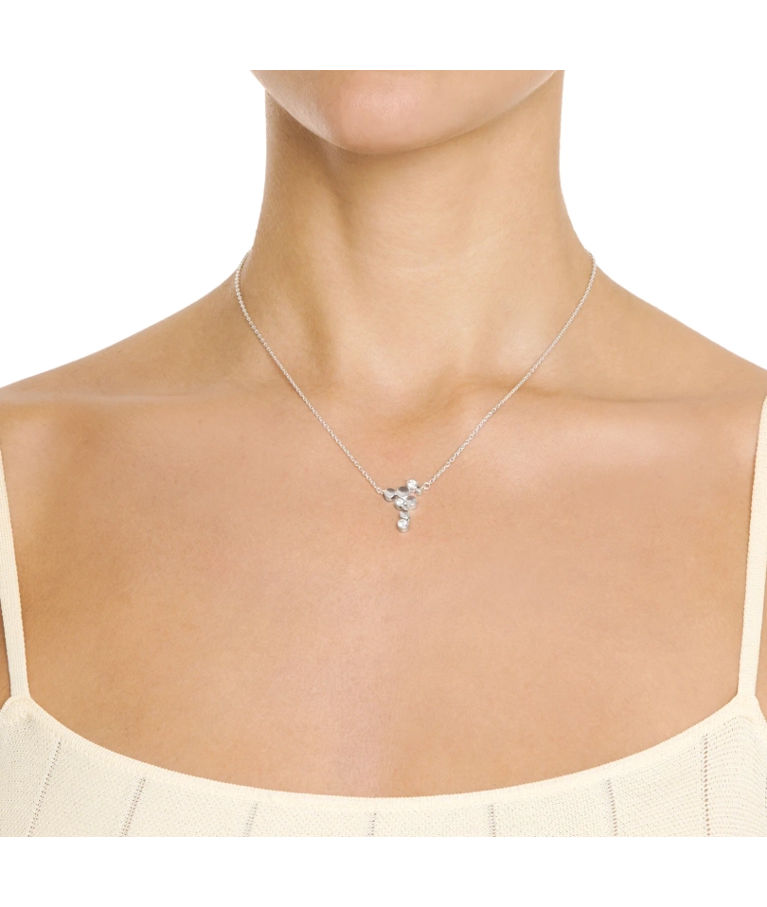 Silverhalsband Celebration Bubbles
