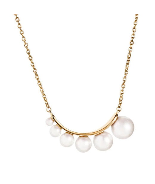 Silverhalsband Strings Of Pearls fg