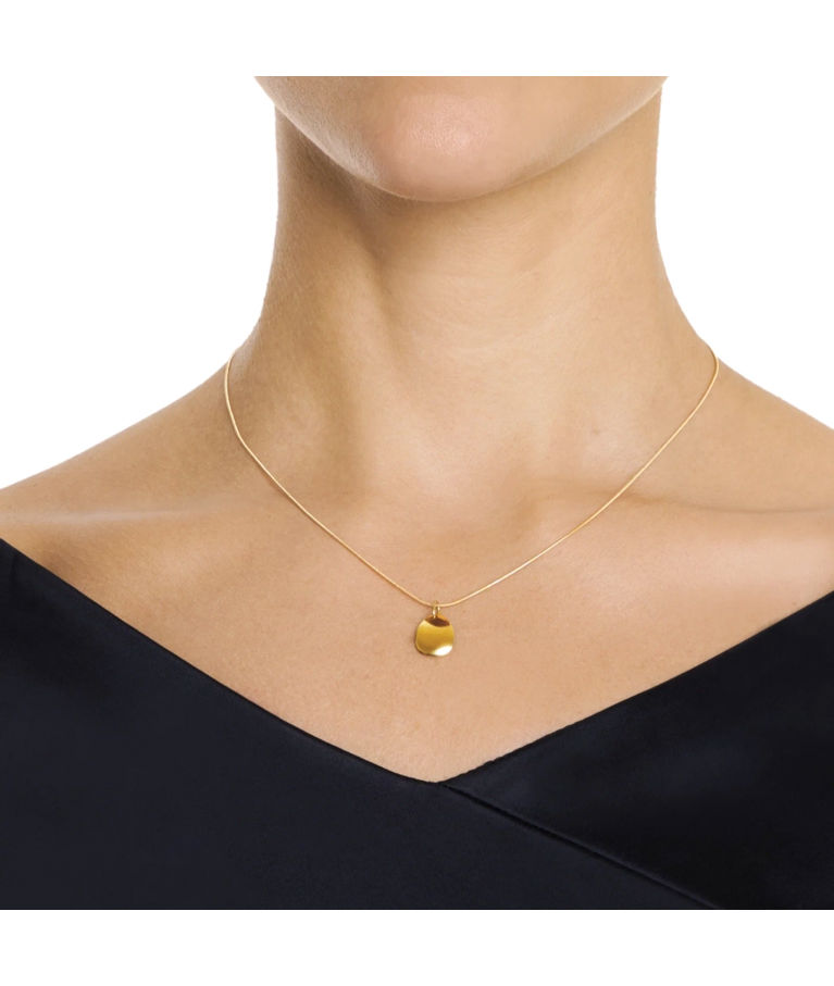 18k rg halsband Mini Rose Petal