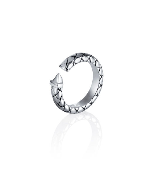 Silverring Criss Cross