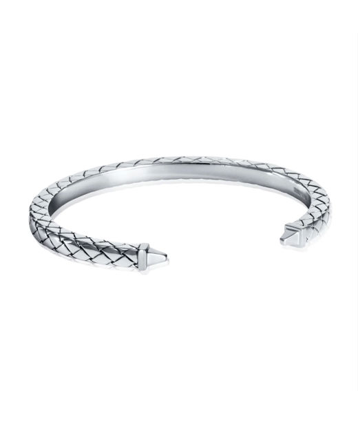 Silverarmband Criss Cross Cuff