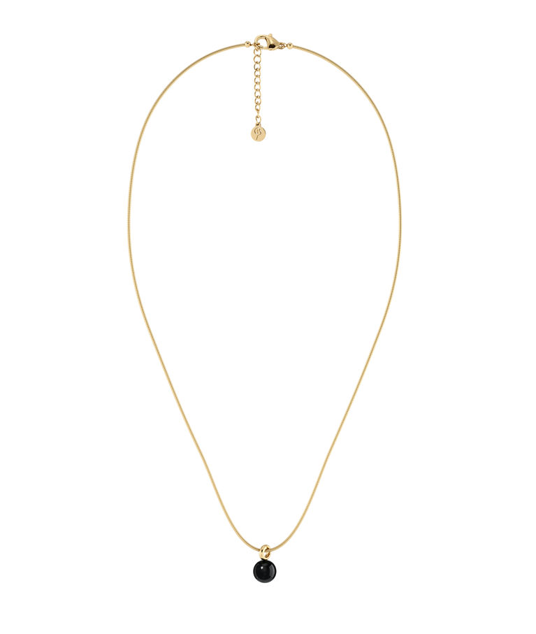 Stålhalsband Aura S Black Gold SU26