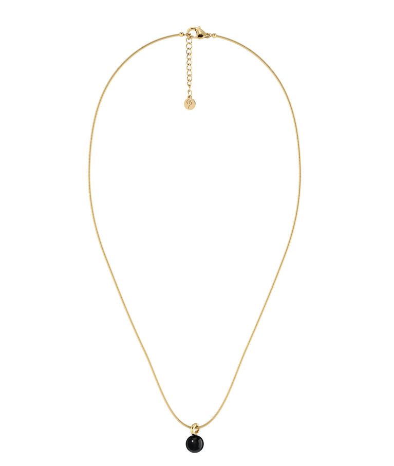 Stålhalsband Aura S Black Gold SU26