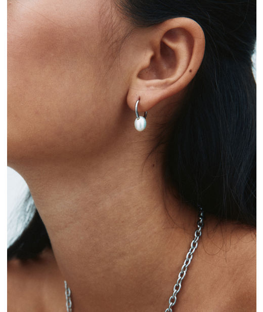 Stålörhänge Breeze Hoops S Steel SU26