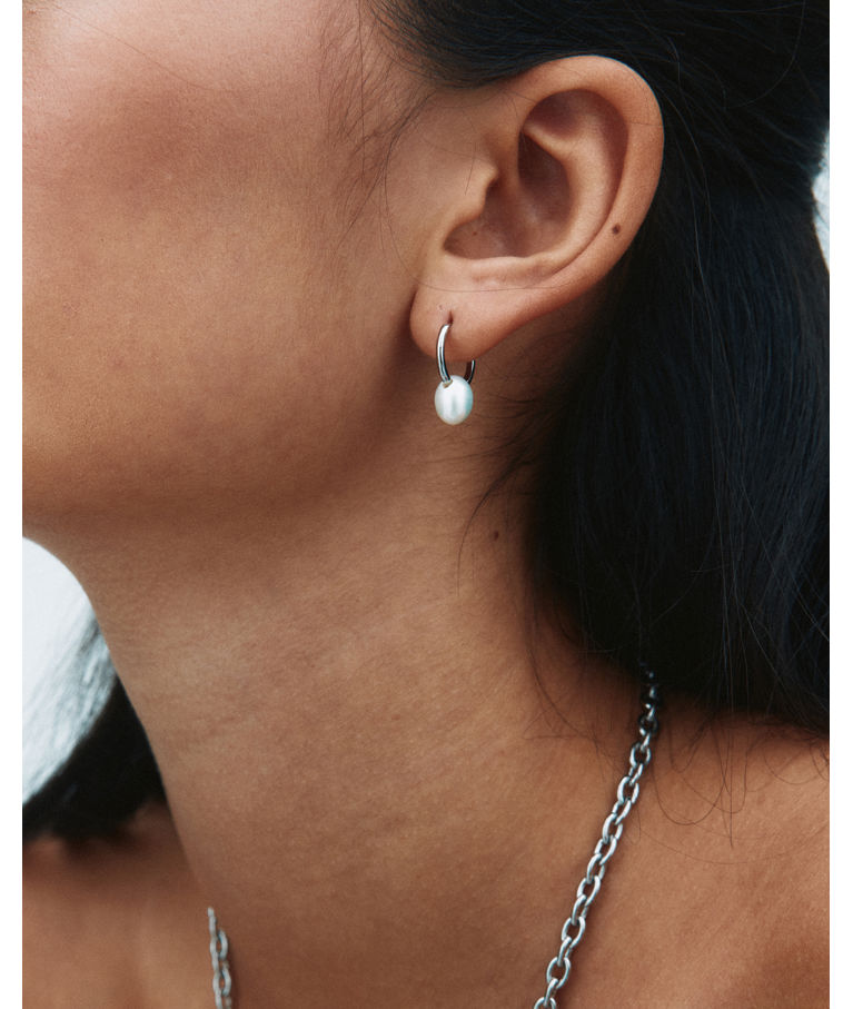 Stålörhänge Breeze Hoops S Steel SU26
