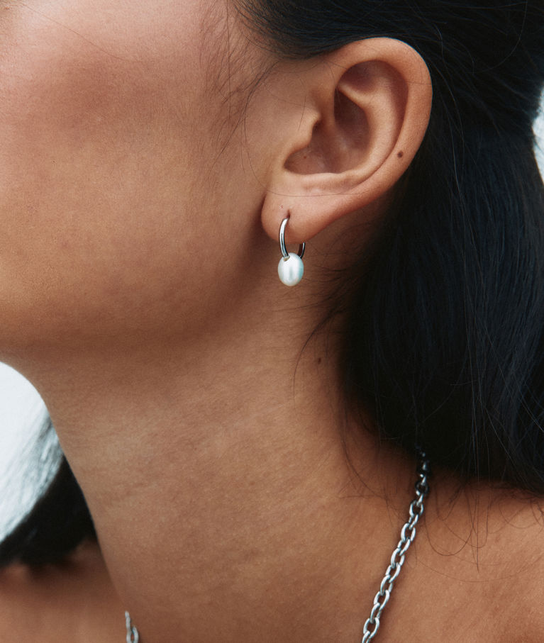 Stålörhänge Breeze Hoops S Steel SU26