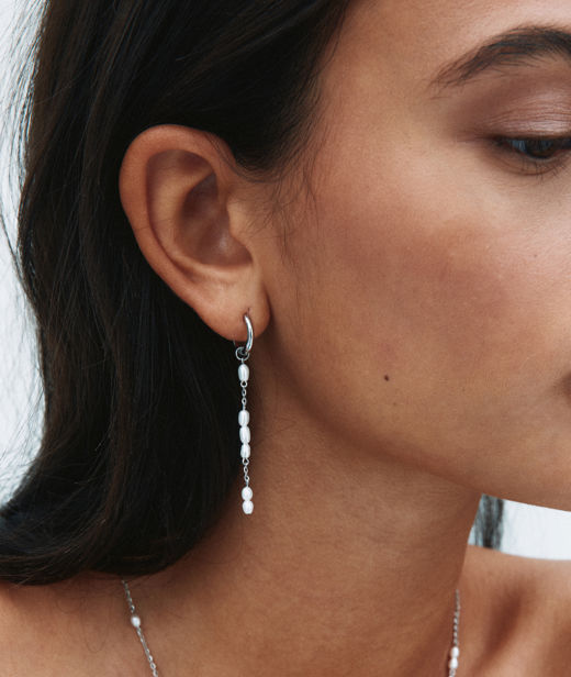 Stålörhänge Breeze Hoops L Steel SU26
