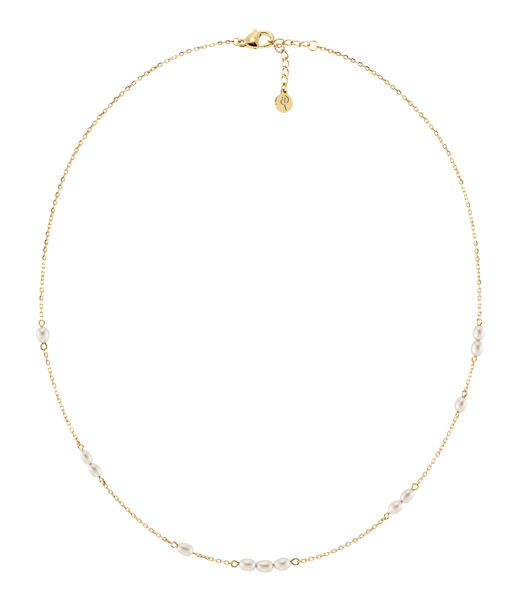 Stålhalsband Breeze Multi Gold SU26
