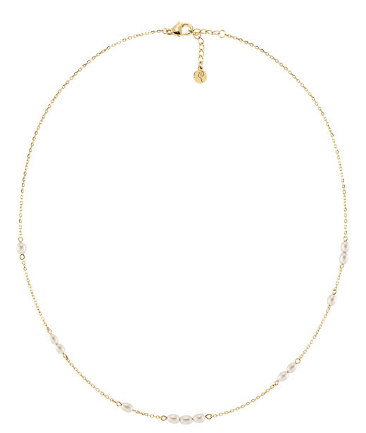 Stålhalsband Breeze Multi Gold SU26