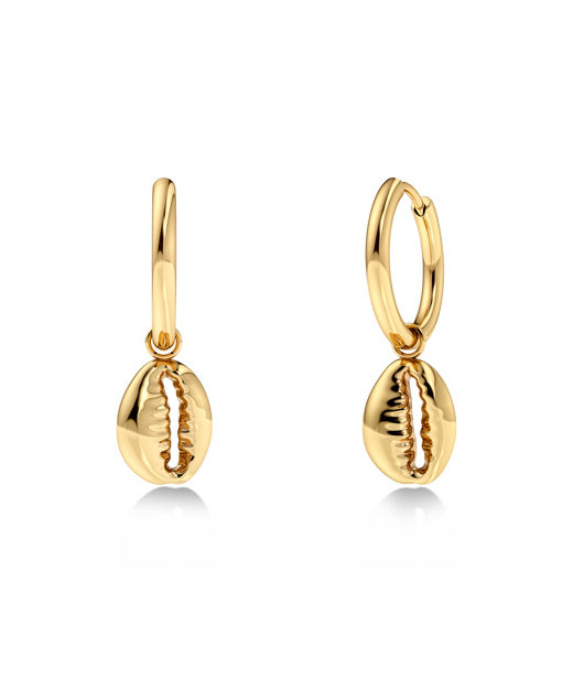Stålörhänge Coastal Hoops Gold SU26