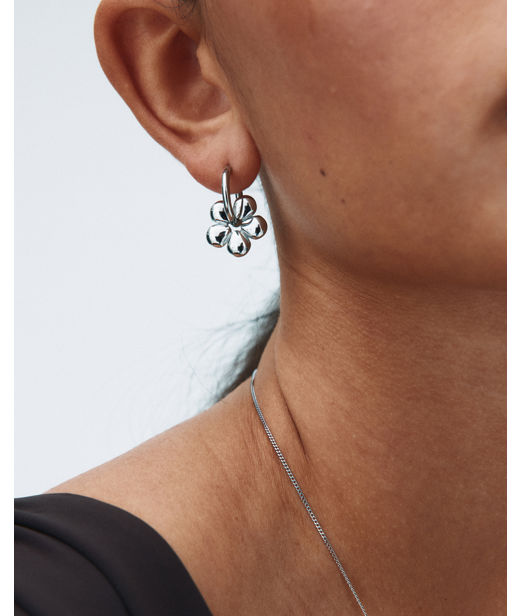 Stålörhänge Daisy Hoops Steel SU26