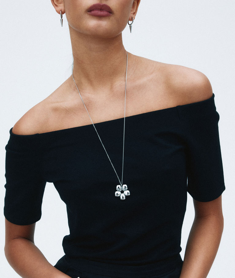 Stålhalsband Daisy L Steel SU26