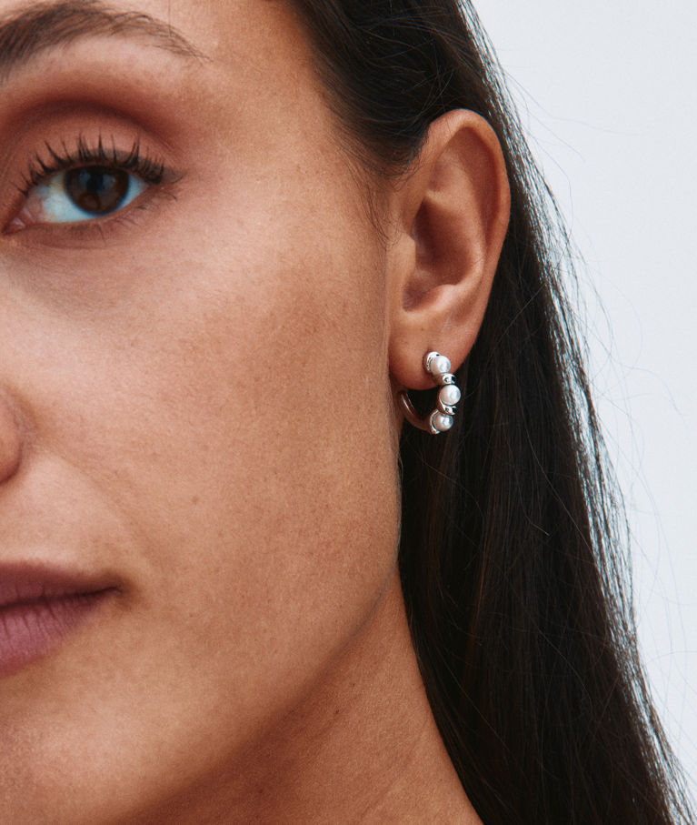 Stålörhänge Margot Hoops S Steel SU26