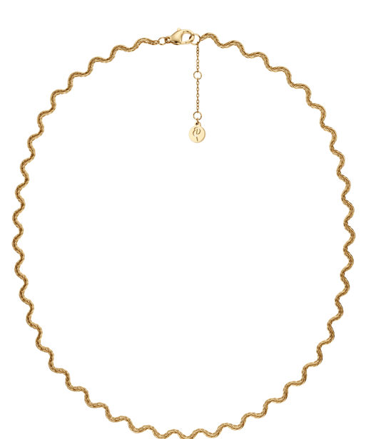 Stålhalsband Mini Spiral Gold SU26