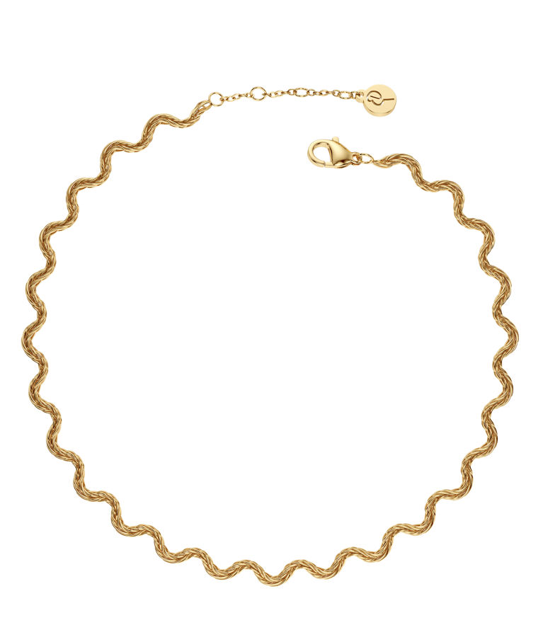 Stålvristlänk Mini Spiral Gold SU26