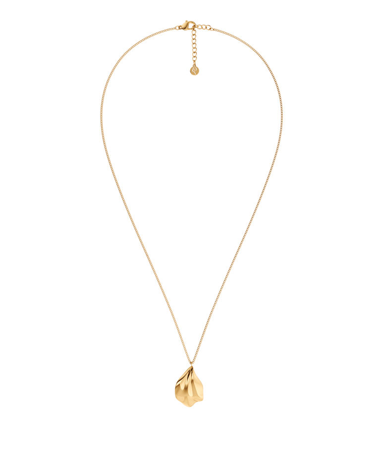 Stålhalsband Petal S Gold SU26