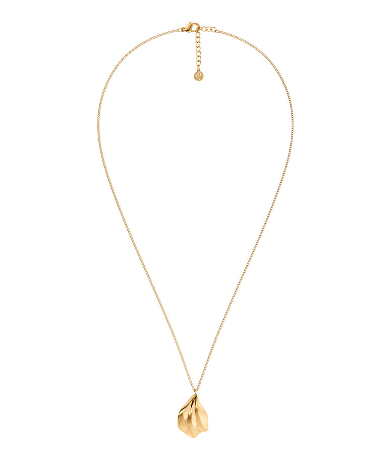 Stålhalsband Petal S Gold SU26