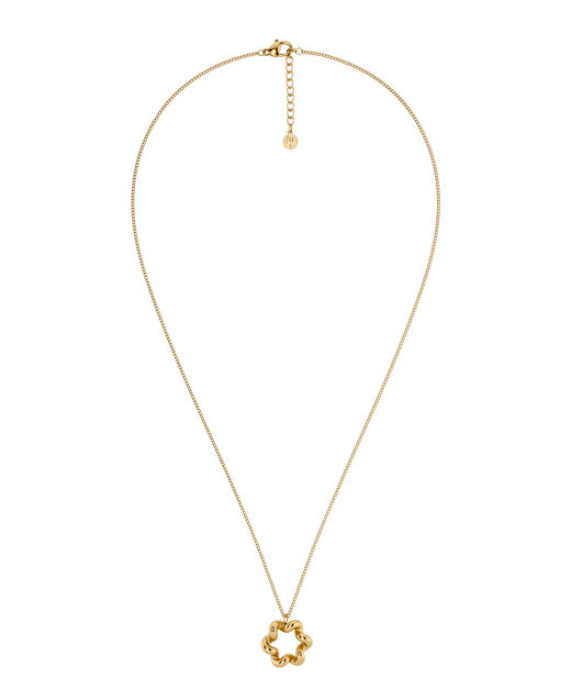 Stålhalsband Spiral Gold SU26