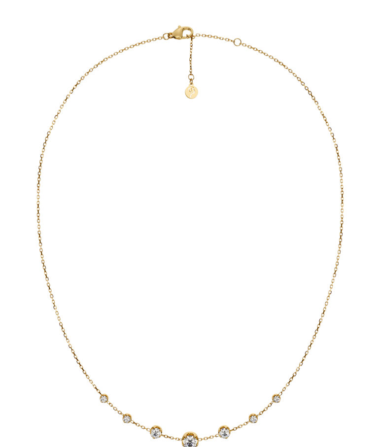 Stålhalsband Teeny Gold SU26