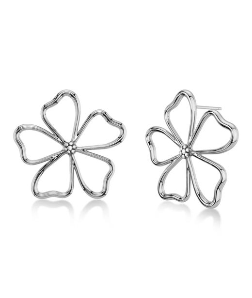 Stålörhänge Alba Studs L Steel SU26