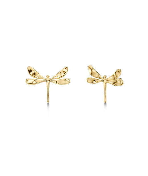 Stålörhänge Dragonfly Studs Gold SU26