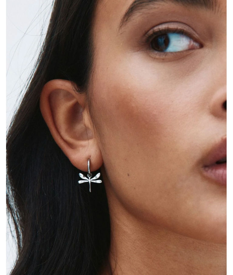 Stålörhänge Dragonfly Hoops Steel SU26