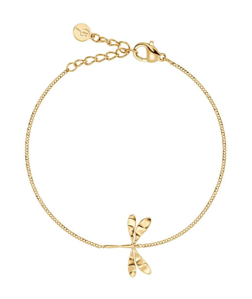 Stålarmband Dragonfly Gold SU26
