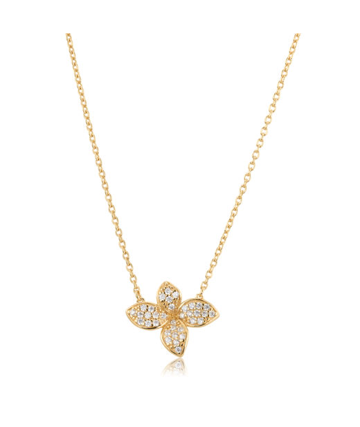 Silverhalsband Lily Sparkling fg