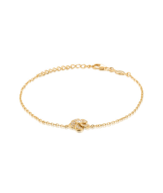 Silverarmband Rose Sparkling fg