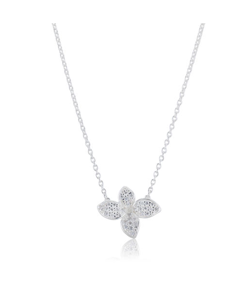 Silverhalsband Lily Sparkling