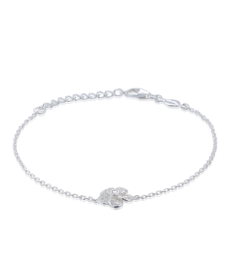 Silverarmband Rose Sparkling