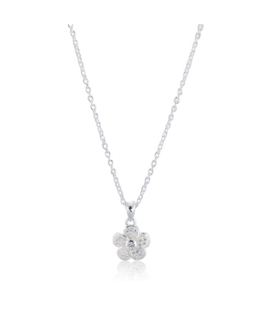 Silverhalsband Rose Sparkling