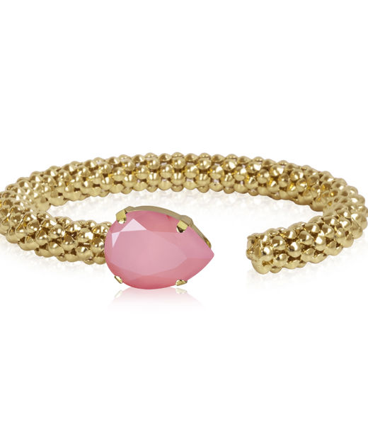 Mässingsarmband CLASSIC ROPE LIGHT CORAL GOLD