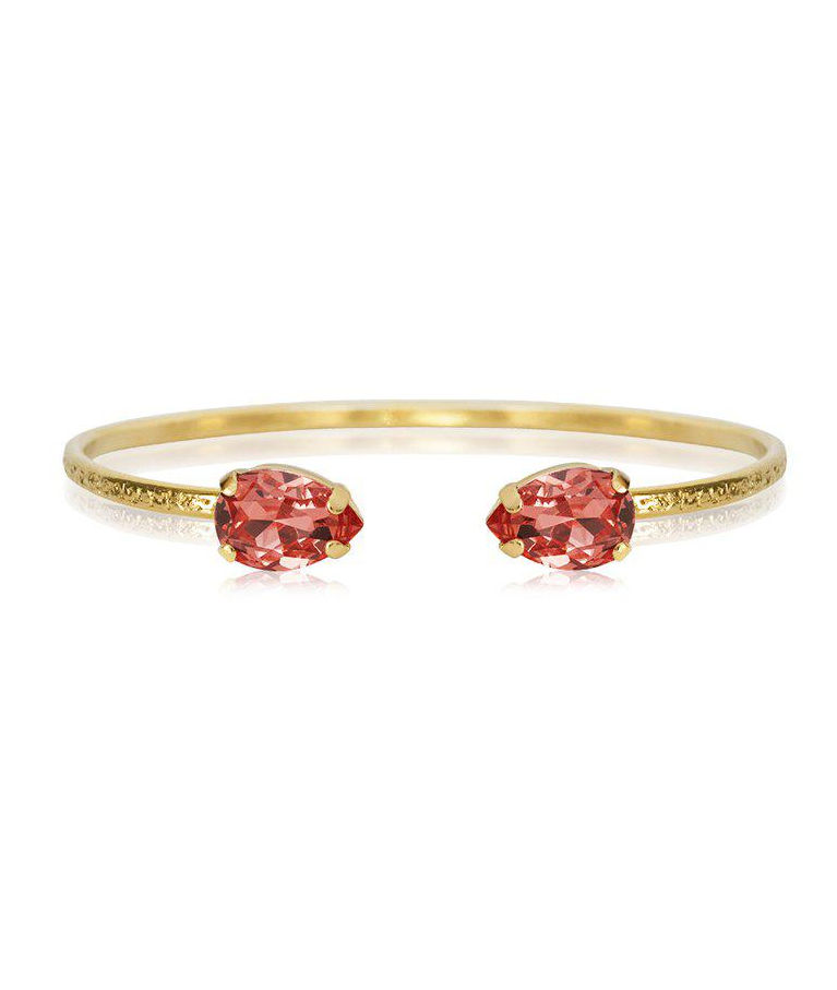 Mässingsarmband PETITE DROP ROSE PEACH GOLD