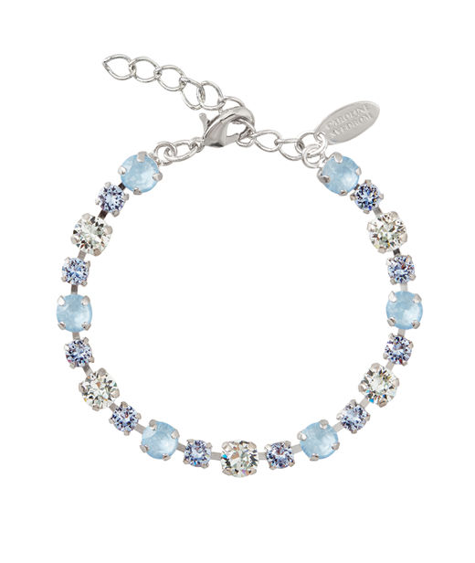 Mässingsarmband CALANTHE SKY COMBO RHODIUM