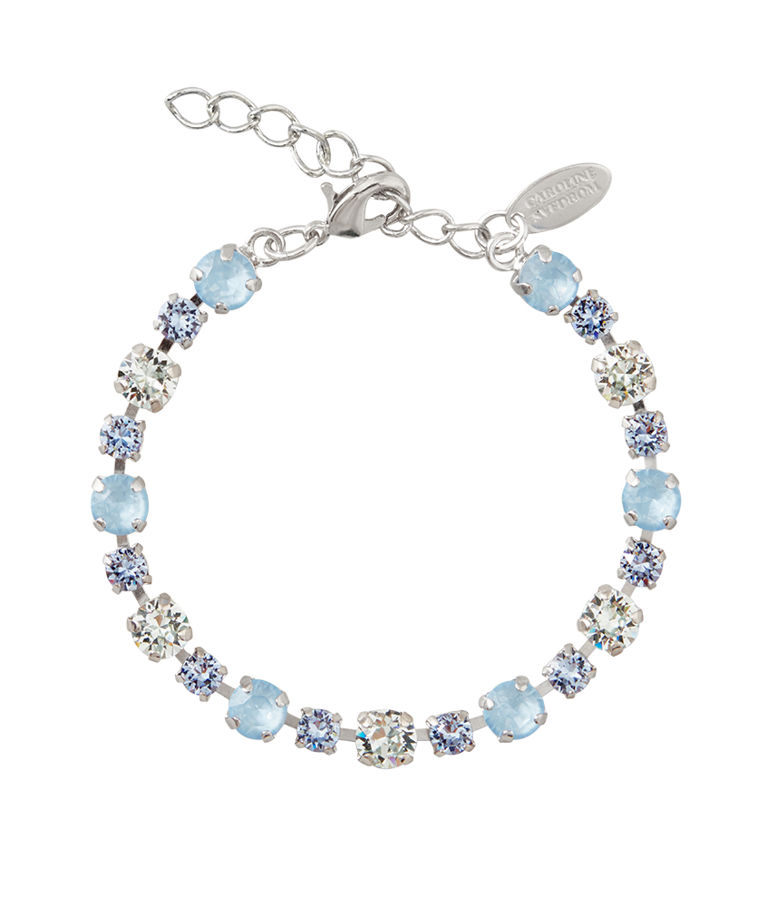 Mässingsarmband CALANTHE SKY COMBO RHODIUM