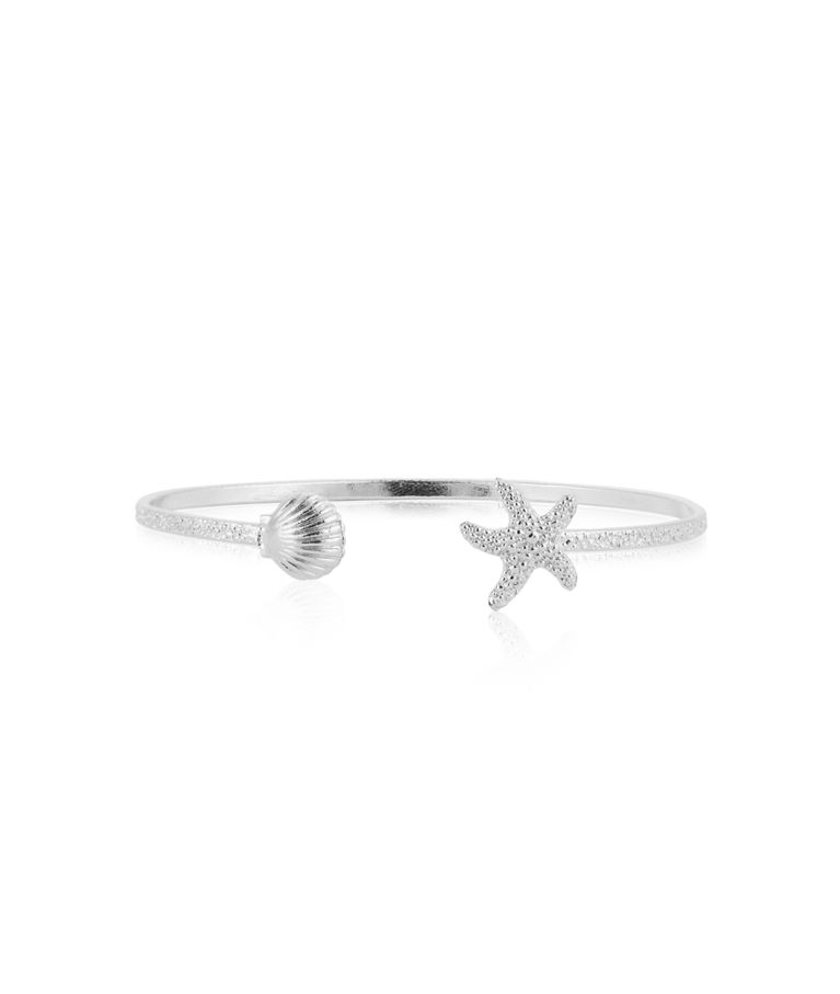 Mässingsarmband SEASCAPE RHODIUM METAL RHODIUM