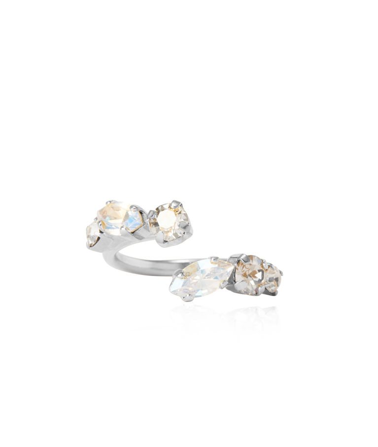 Mässingsring ALELIA Cloud Combo rhodium