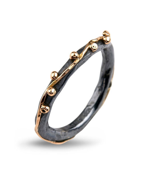 Silverring Zeus Plain 14k