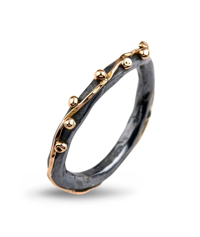 Silverring Zeus Plain 14k