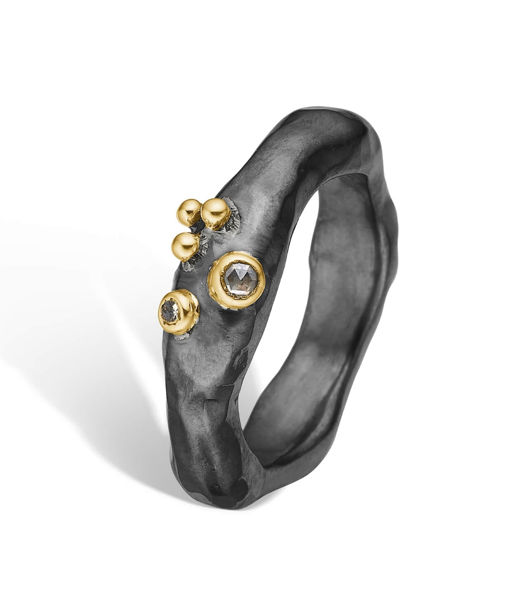 Silverring Sacra Oxy 0,03B0,05R 14k