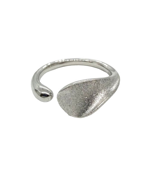Silverring Open Circle rhodium